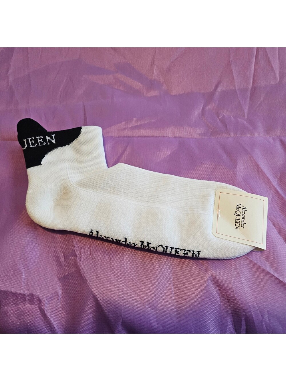 Alexander McQueen - Alexander McQueen Logo Ankle Socks - NWT